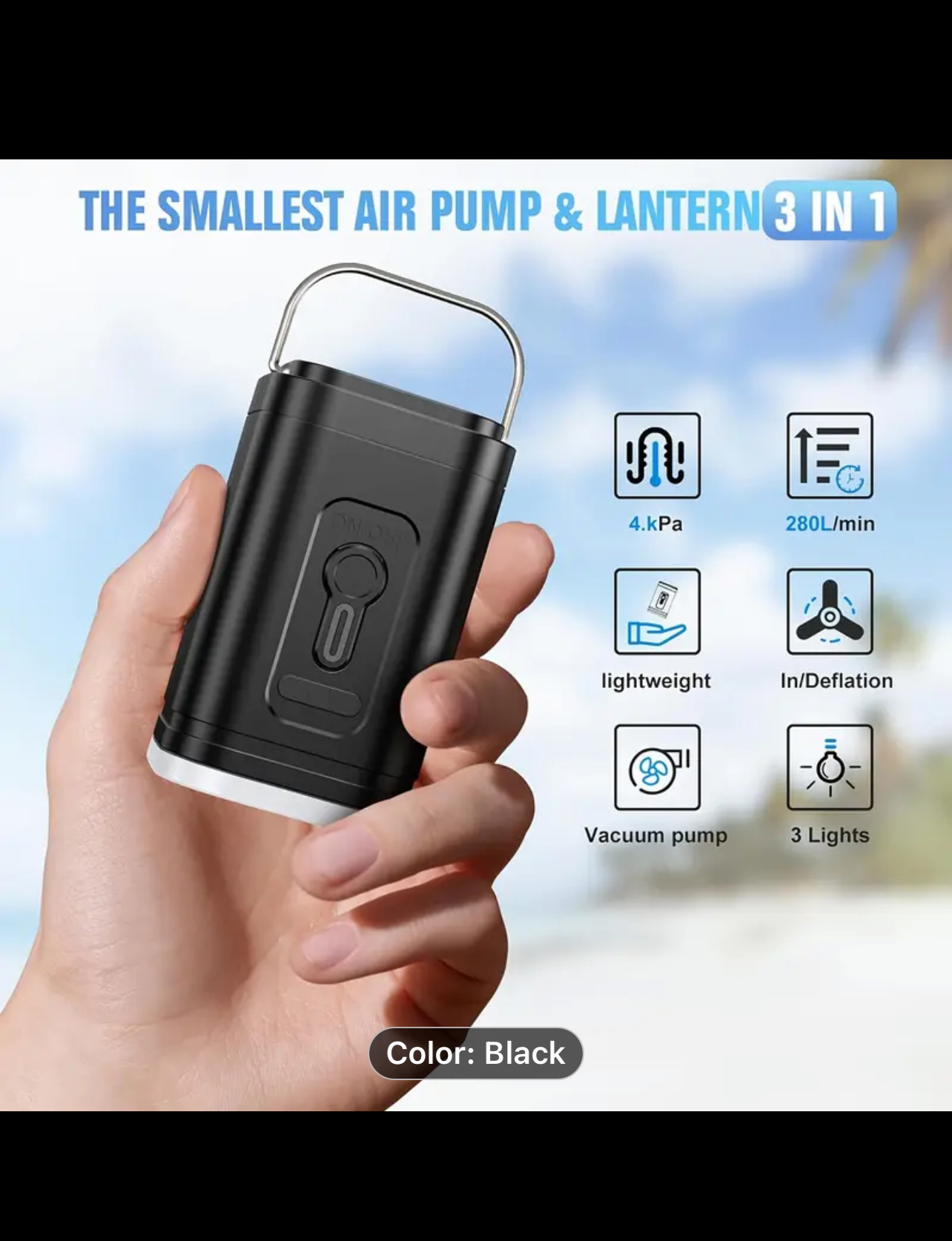 Rechargeable Air Pump